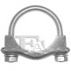Fischer 922-963 Ford хомут M10 63.5 мм обычная гайка + шайба M10x18 DIN125
