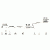 Глушитель Nissan Sunny 90-96 N14 1.4 3D kat
