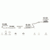 Глушитель Nissan Sunny 90-96 N14 1.4 3D kat
