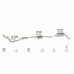Глушитель Opel Omega A 2.0-2.4  86-94
